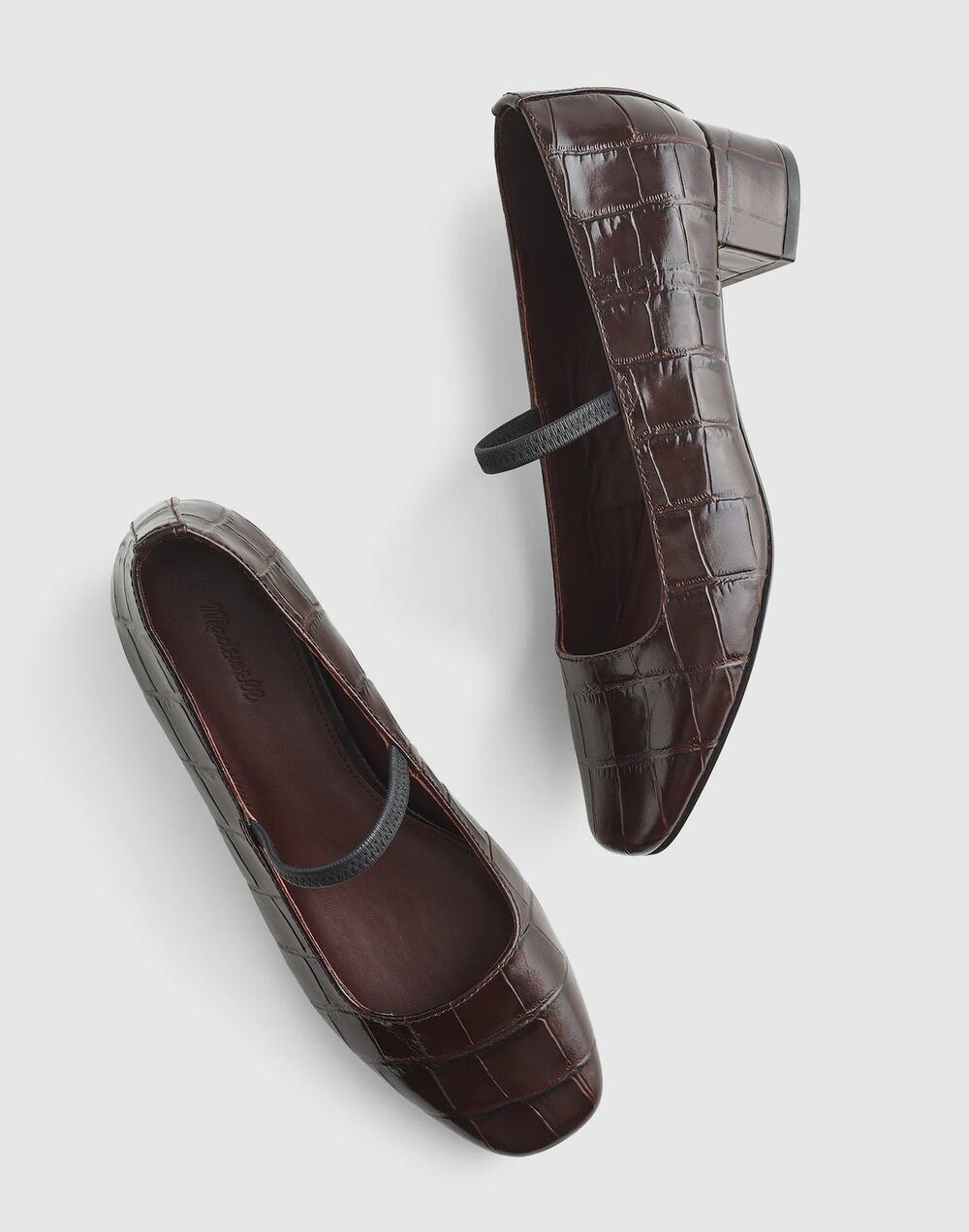 NWOT Madewell The Greta Pump Heels Shoes Coffee Bean Brown Size 9
